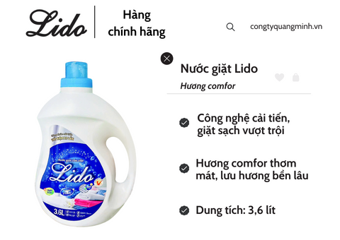 Nước giặt Lido hương comfor