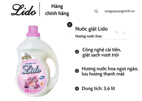 Nước giặt Lido hương nước hoa